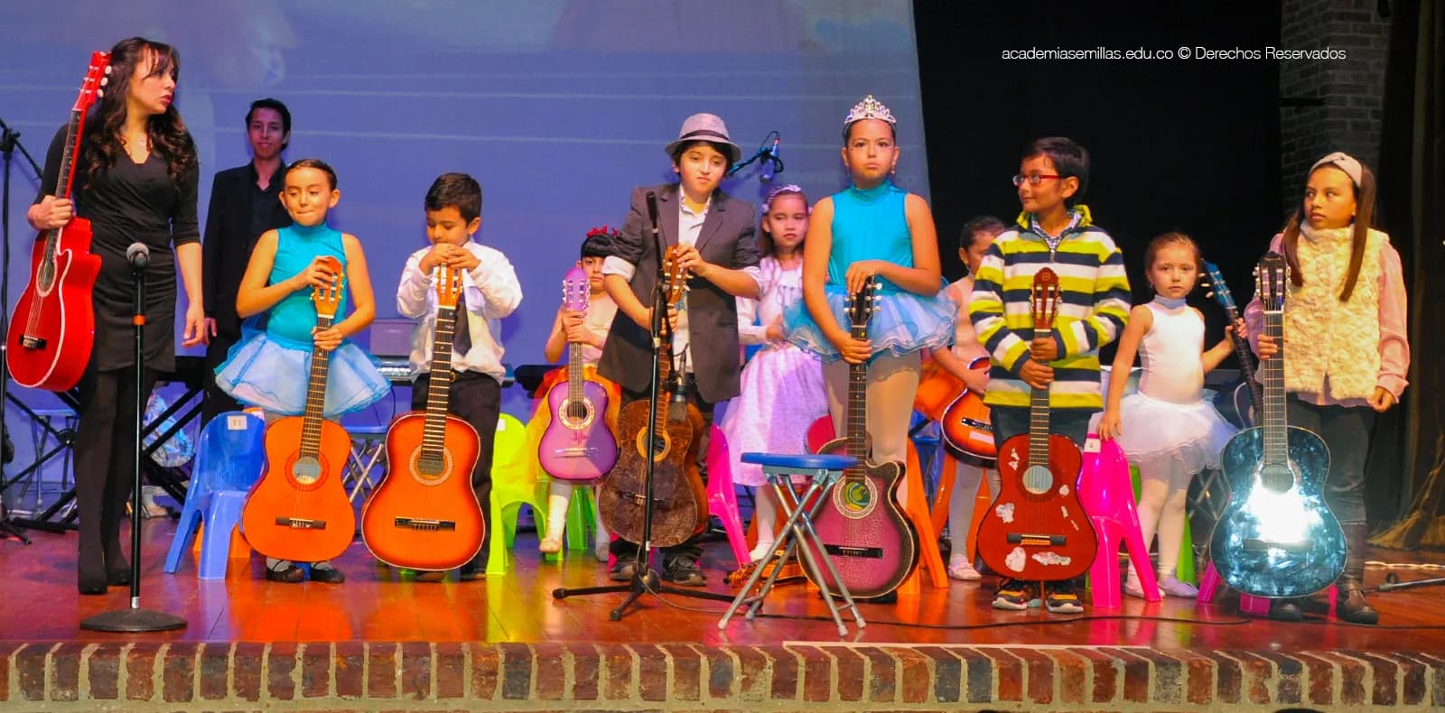 Presentación de guitarra para niños